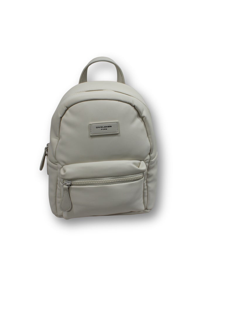 David Jones Women's Backpack Stylish and Durable Everyday Carry | Color Coconut Cream(CM7482) - Image 2